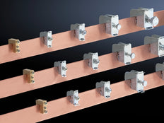 Rittal SV Conductor Clamp 1-4mm² 10mm Rail Mount - 3455500 [15 Pieces]