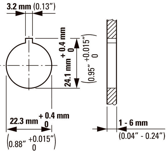 Eaton RMQ-Titan Label Mount For Control Buttons - 216392 [10 Pieces]