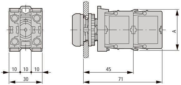 Eaton M22-CLED-B Blauwe LED Signaallichtmodule - 218061