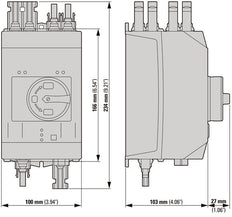 Eaton 30A DC Switch Disconnector With Dual MC4 - 120922