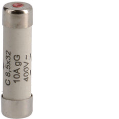 Hager Cilindrische Zekering 10A 400V 8.5x32mm Klasse Gg - L8532C10 [10 Stuks]