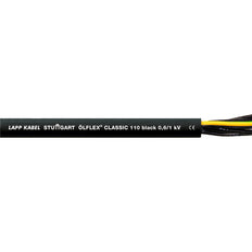Lapp Olflex Classic 110 Zwarte 7G1.5 Besturingskabel - 1120314 [10 Meters]