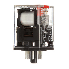 Omron MKS 8-Pins DPDT Relais Met LED En Testknop - MKSN8487M