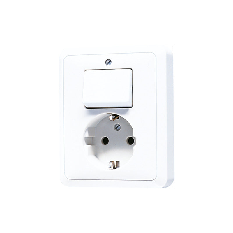 JUNG CD500 Gecombineerde Schakelaar Stopcontact Met Aardcontact - 5576EUWW