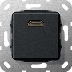Gira HDMI Breakout Kabel Basis Element Matte Zwart - 567010