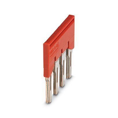 Phoenix Contact 4-Poolige Brugconnector 8.2mm Rood - 3030307 [5 Stuks]