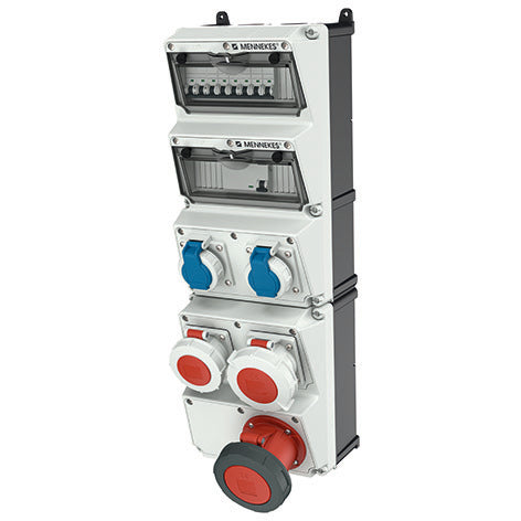Mennekes Amaxx 5-Module IP67 Industriële Stopcontact Combinatie - 950032