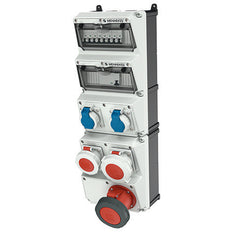Mennekes Amaxx 5-Module IP67 Industriële Stopcontact Combinatie - 950032