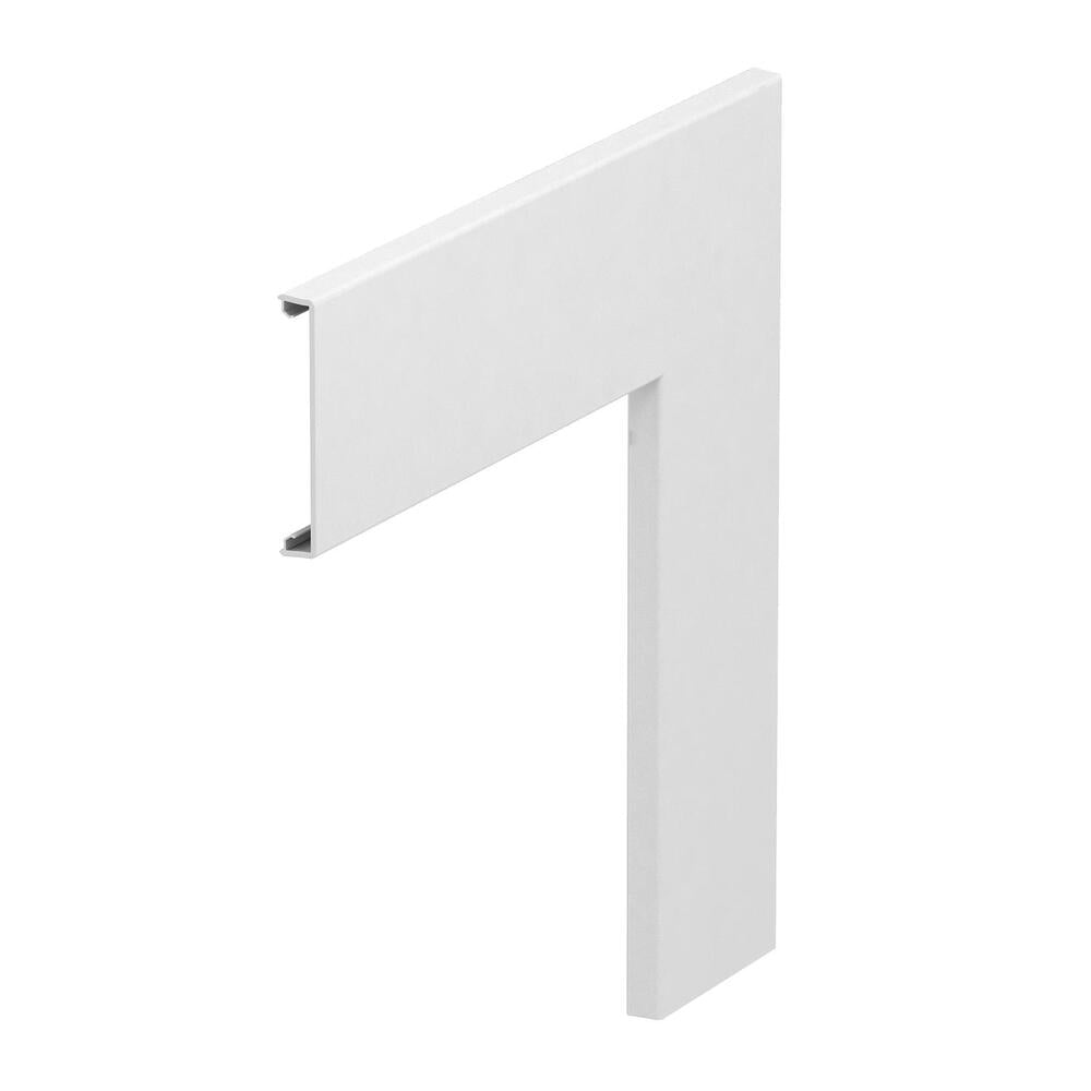 Pvc Platte Hoek Afdekking Ral 9010 Puur Wit - 6274490