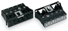 Wago Winsta Midi 770 5-Pool Snap-In Socket Zwart - 770-705 [2 Stuks]