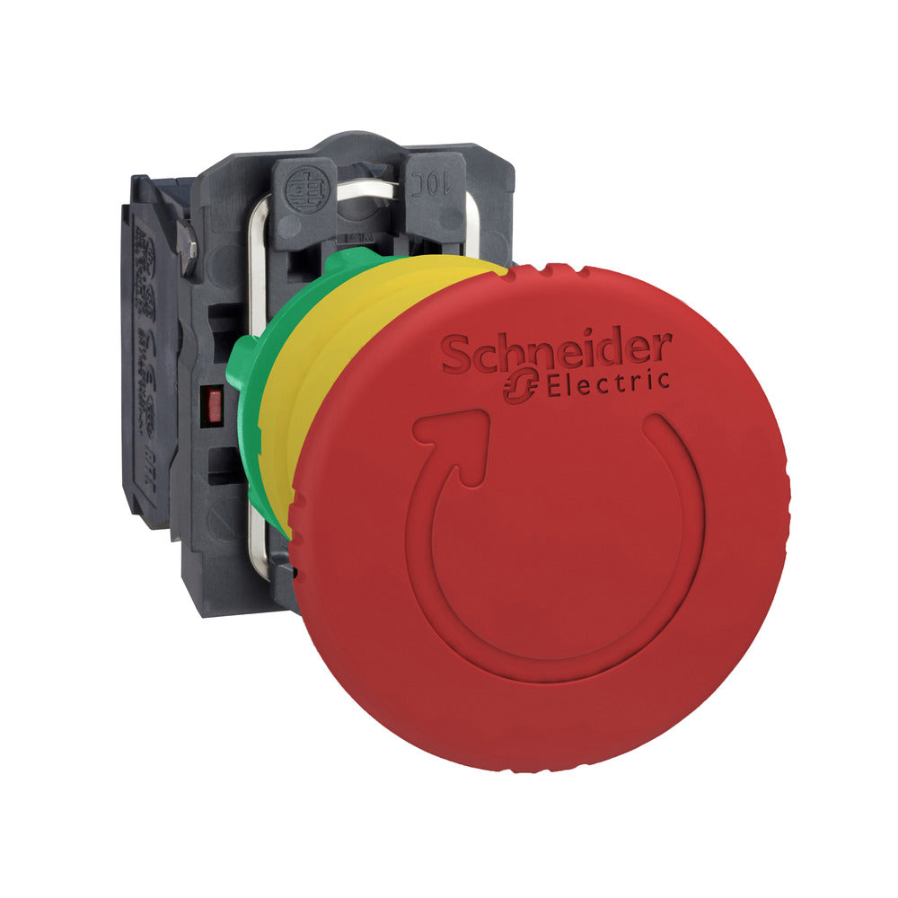 Schneider Electric XB5AS8445 Emergency Stop Button 40mm - XB5AS8445