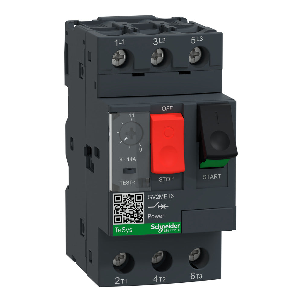 Schneider Electric GV2ME16 Motor Circuit Breaker 9-14A - GV2ME16
