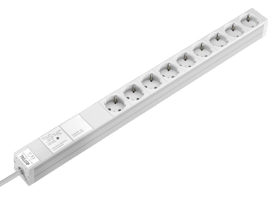 Rittal 9-Uitgangen PDU Met Overspanningsbeveiliging En EMI Filter - 7240330