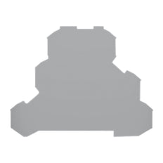 WAGO TopJob-S Eind- En Scheidingsplaat 0.8mm Grijs - 2002-3291 [10 Stuks]