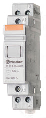 Finder 20A Installatie Relais 24VAC NO NC DIN Rail Bevestiging - 22.23.8.024.4000