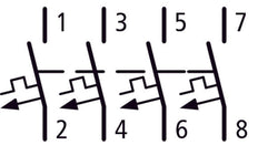 Eaton Faz-C16/4 4-Poolige MCB Aardlekautomaat 16A - 279061