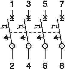Eaton Faz-C16/4 4-Poolige MCB Aardlekautomaat 16A - 279061