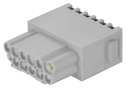 Harting Han DD Snelsluiting 12-Contact Vrouwelijk Module 10A - 09140122734 [2 Stuks]