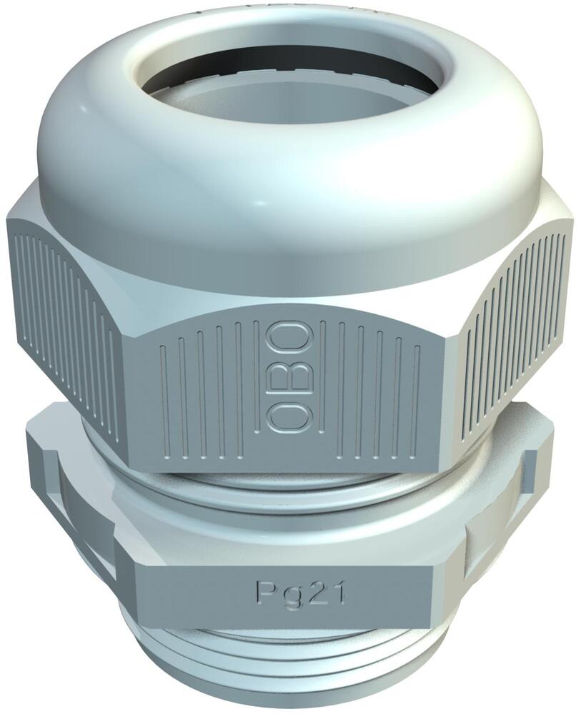 PG7 IP68 Cable Gland With Strain Relief RAL 7001 - 2022605 [10 Pieces]