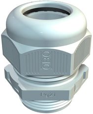 IP68 PG21 Cable Gland With Strain Relief Silver Gray - 2022664 [5 Pieces]
