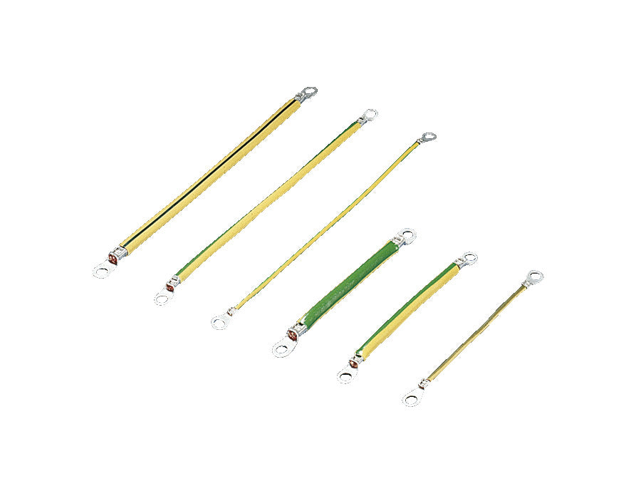 M6 Aarde Strap 200mm 10mm² Kabel Set - 2565100 [5 Stukken]