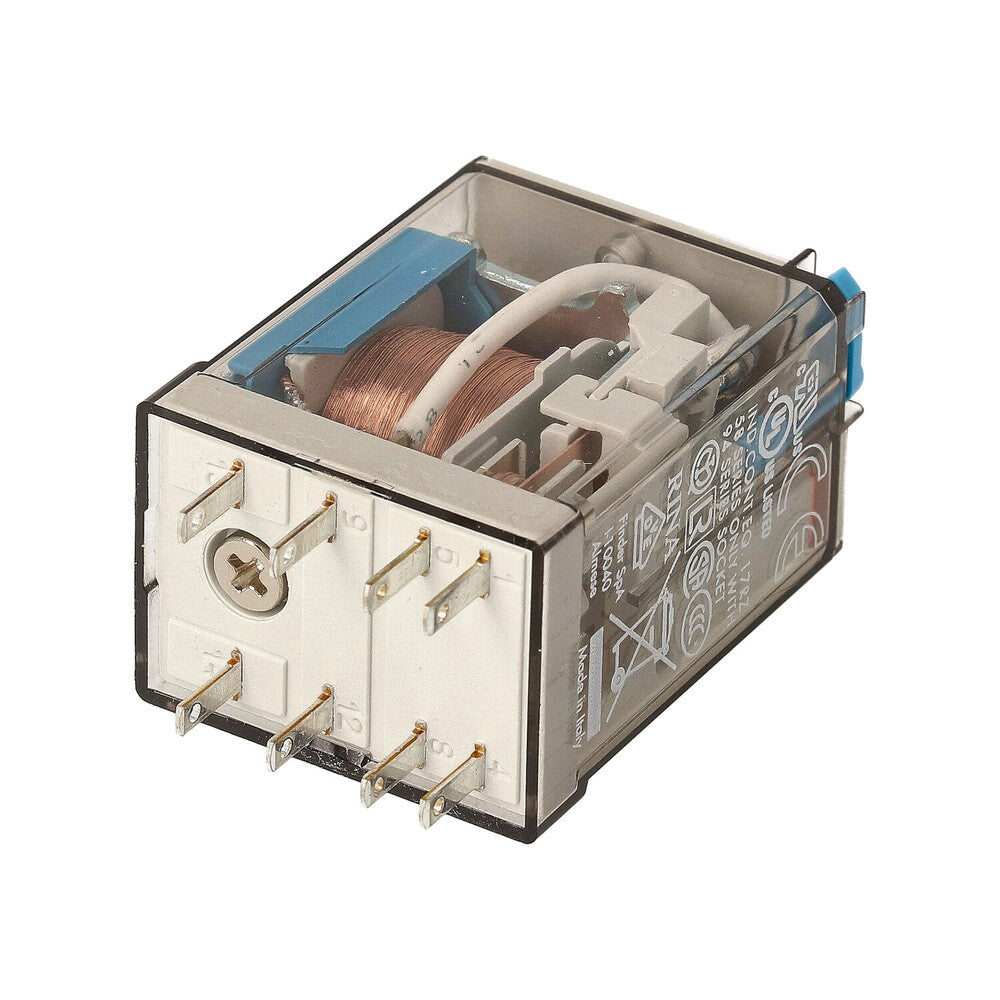Finder 55.32 Industrieel Relais 2CO 10A 12VDC Met Testtoets - 55.32.9.012.0040