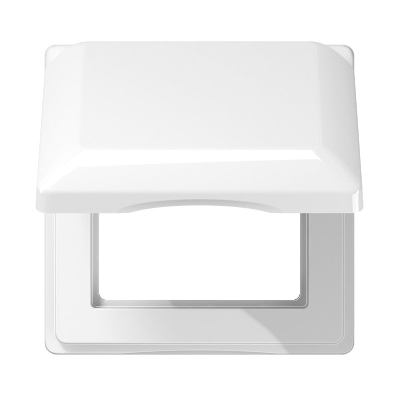 JUNG AS Bereik IP44 Scharnier Afdekking Alpine Wit Enkel - AS581BFKLWW