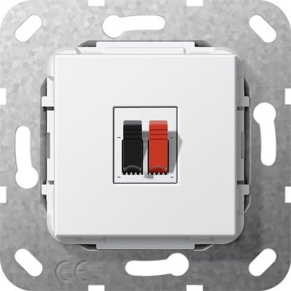 Gira Systeem 55 Enkele Luidspreker Aansluitinvoeg Wit - 569203