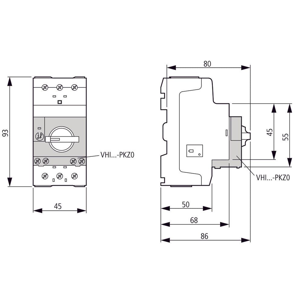 Eaton PKZM0 Motorbeschermingsschakelaar 0.1-0.16A - 072730