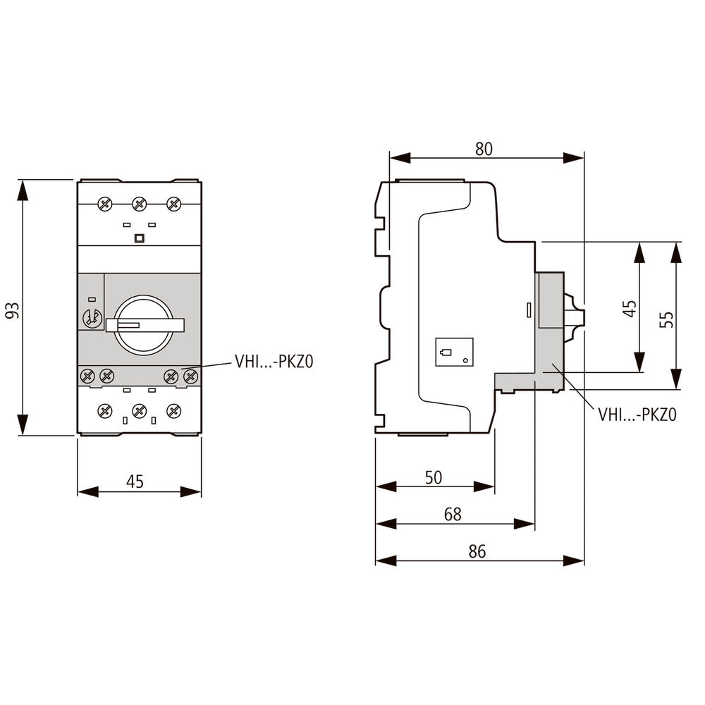 Eaton PKM0 6.3A Motor Protection Circuit Breaker - 072728