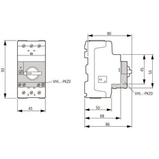 Eaton PKM0 6.3A Motor Protection Circuit Breaker - 072728