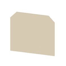 Terminalblok Eindplaat 58mm X 1.5mm Beige - 0303660000 [10 Stuks]