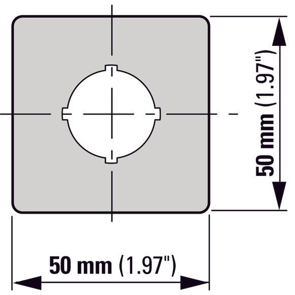 Noodstoplabel Meertalig 50x50mm Geel - 216484