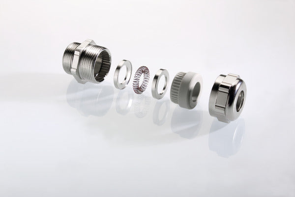 Pflitsch EMC Kabeldoorvoer M63 Messing Vernikkeld - 2637551S21