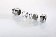 Pflitsch EMC Kabeldoorvoer M63 Messing Vernikkeld - 2637551S21