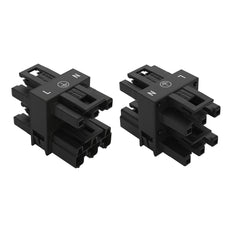 WAGO WINSTA MIDI 3-Weg Verdeelconnector 3-Poorts Zwart - 770-607