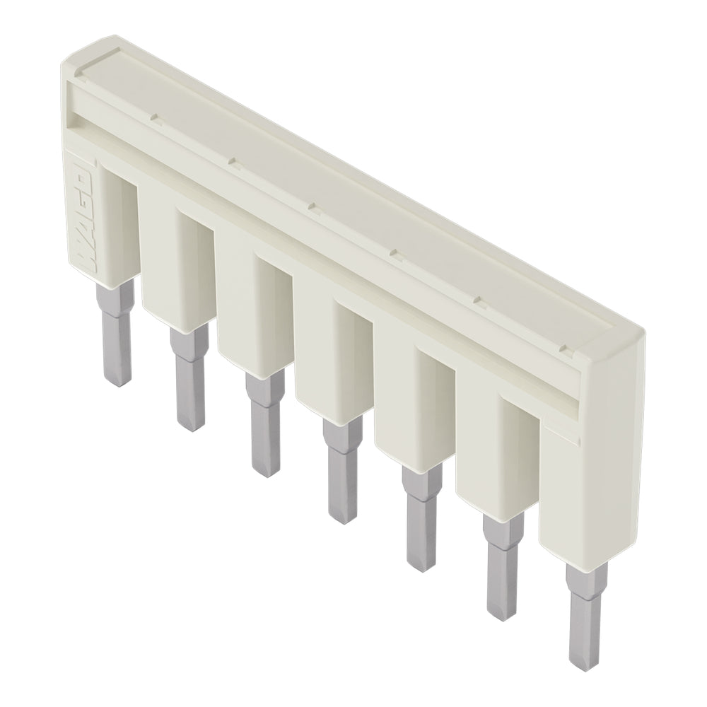 Wago 7-Weg Geïsoleerde Brugconnector Lichtgrijs - 2002-407 [5 Stuks]