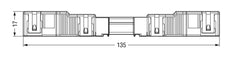 WAGO 770-115 5-Pole Black Connector With Strain Relief - 770-115
