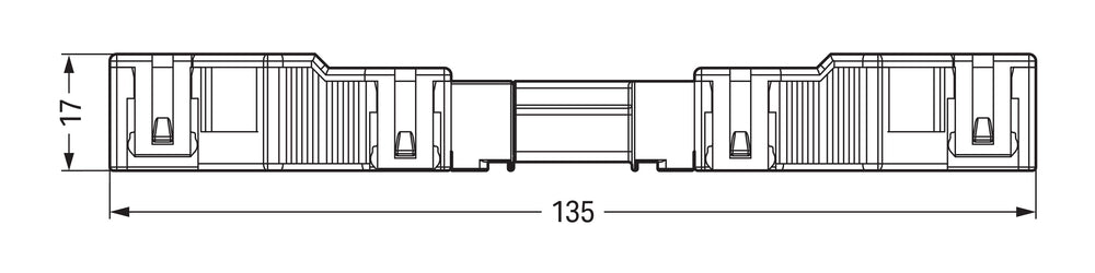 Wago Winsta Midi 770-315 5-Pool Connector Met Trekontlasting - 770-315