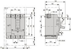 Eaton Pn2 4P 160A Schakelaar Ontkoppelaar - 266011