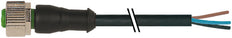 Murrelektronik M12 Female Sensor Cable 5x0.34 2M Black - 7000-12241-6150200