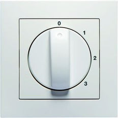 Peha Badora 3-Positie Controle Schakelaar Afdekking Wit - 00319951