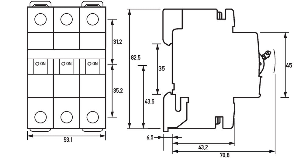 Doepke DLS 6i 32A 3-Polige Aardlekautomaat 10kA C-Curve - 09916296