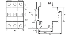 Doepke DLS 6i 32A 3-Polige Aardlekautomaat 10kA C-Curve - 09916296