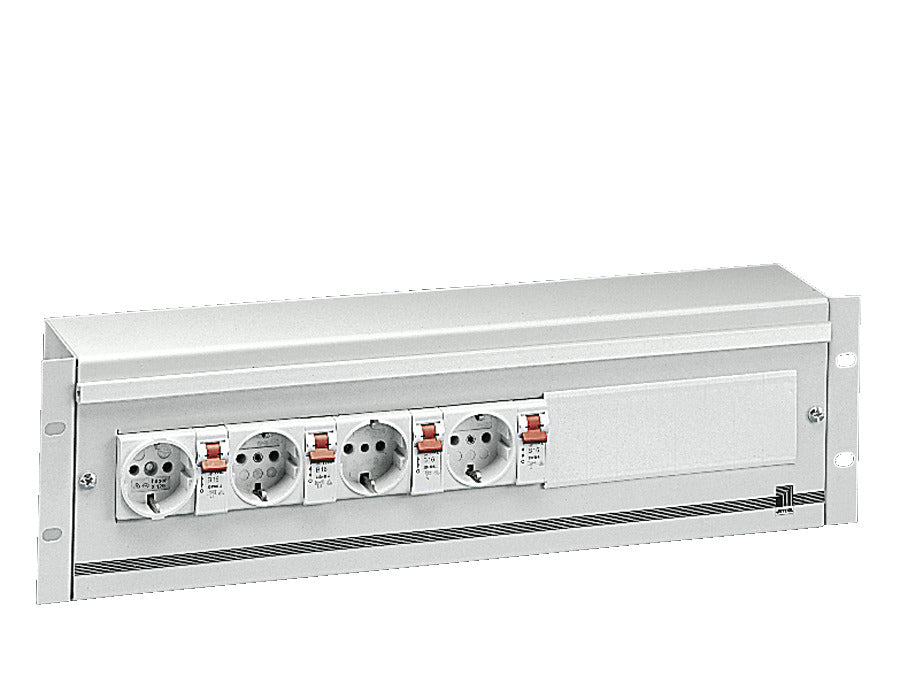 Rittal 19-Inch 3U Energiebox Voedingsdistributie-eenheid - 7480035