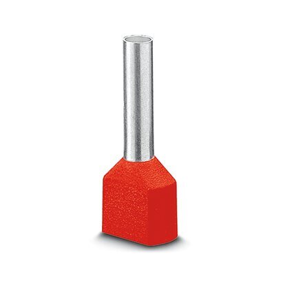 Phoenix Contact Twin Ferrule AI-TWIN 2X1-12 Rood - 3240679 [100 Stukken]