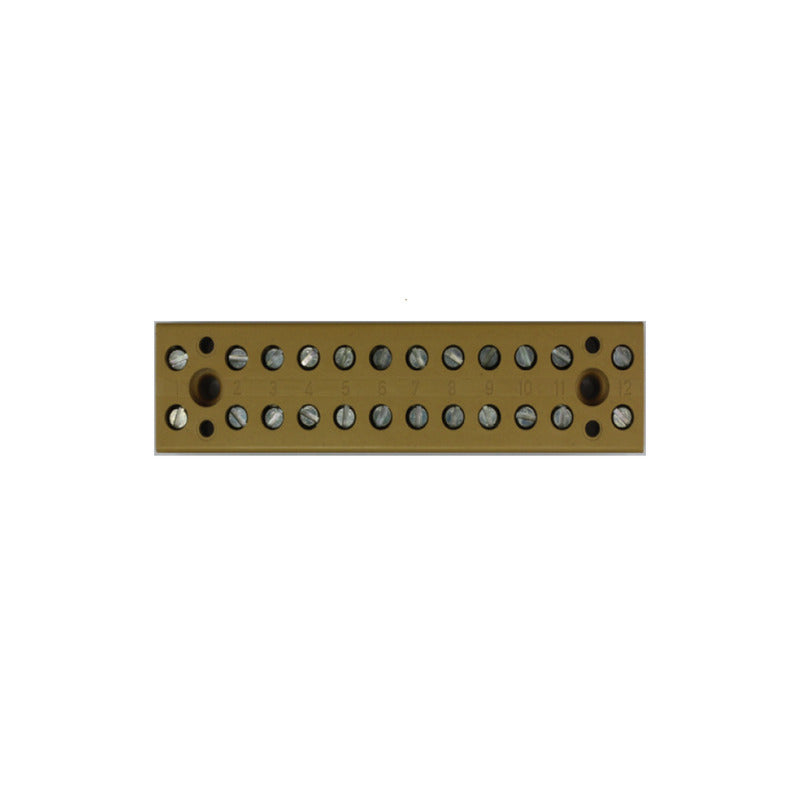12-Poorts Aansluitstrip 4mm² 400V Schroefaansluiting - 0625320000