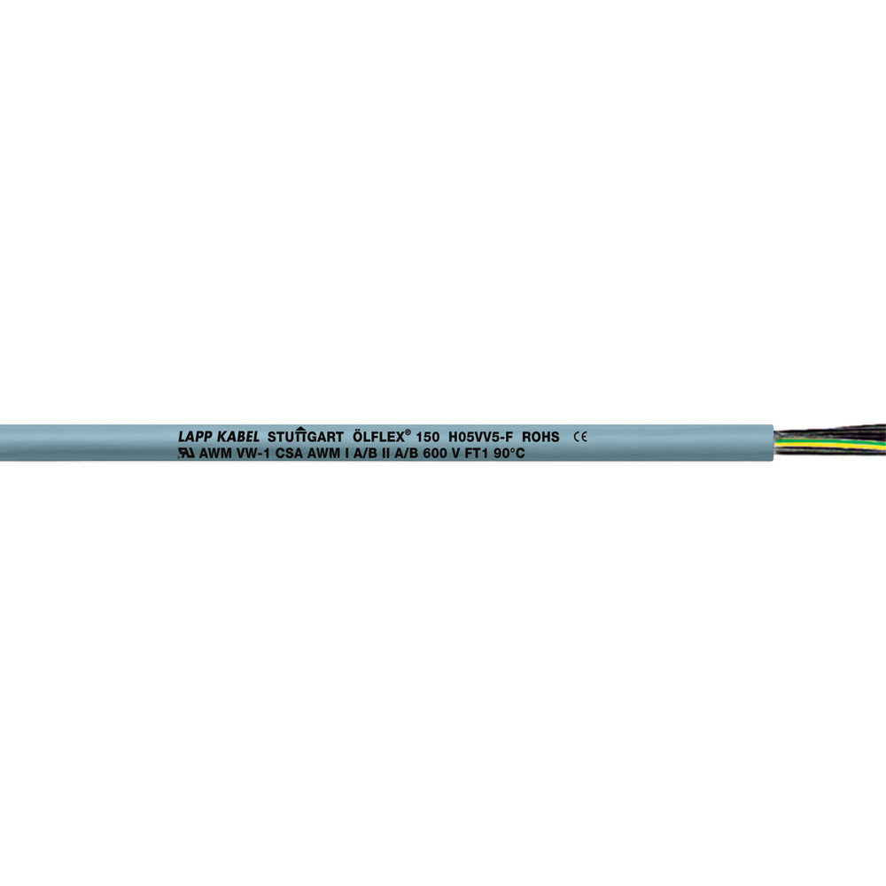 ÖLFLEX 150 3G1 Control Cable PVC UL/CSA Certified - 0015203 [20 Meters]