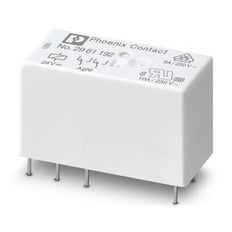 Phoenix Contact Miniatuur Vermogen Relais 24V DC Dubbele Contact - 2961192 [2 Stuks]