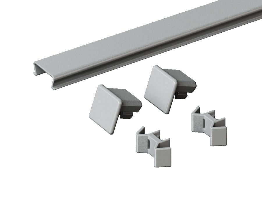 Rittal TS Cabinet Baying Cover 600mm RAL7035 - 8800865